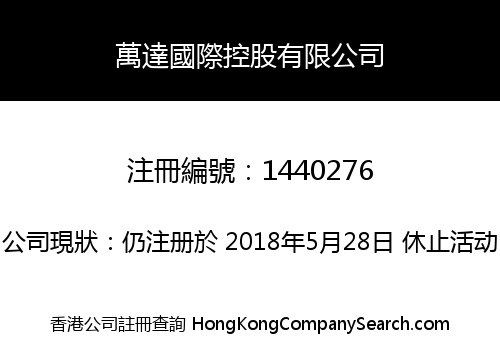 Mandarin International Holdings Limited