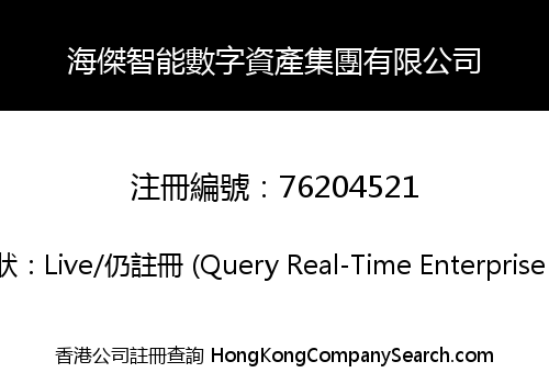 Haijie Intelligent digital Assets Group Co., Limited
