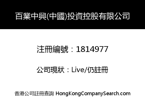 百業中興(中國)投資控股有限公司