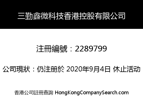 SANQINXIN MICRO TECHNOLOGY HK HOLDINGS LIMITED