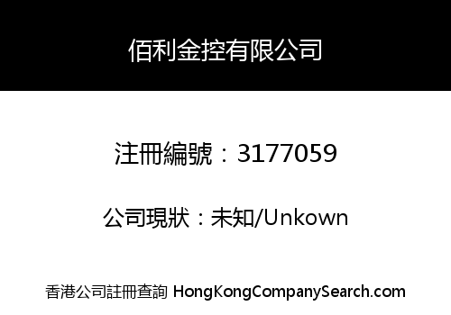佰利金控有限公司
