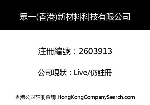 ZhongYi (HK) New Materials Technology Co., Limited