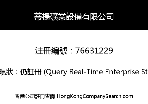 蒂楊礦業設備有限公司