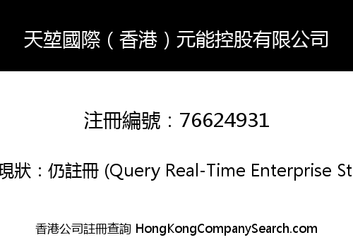 天堃國際（香港）元能控股有限公司