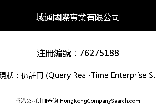 域通國際實業有限公司