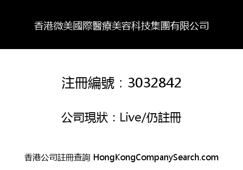 香港微美國際醫療美容科技集團有限公司