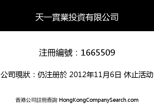 天一實業投資有限公司