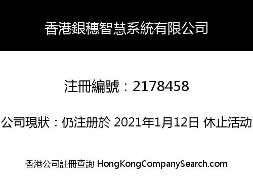 HONGKONG YINSUI INTELLIGENT SYSTEM CO., LIMITED