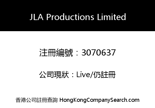 JLA Productions Limited