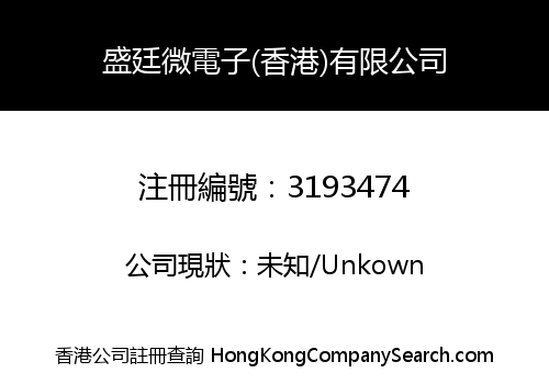Shengting Microelectronics (Hong Kong) Co., Limited