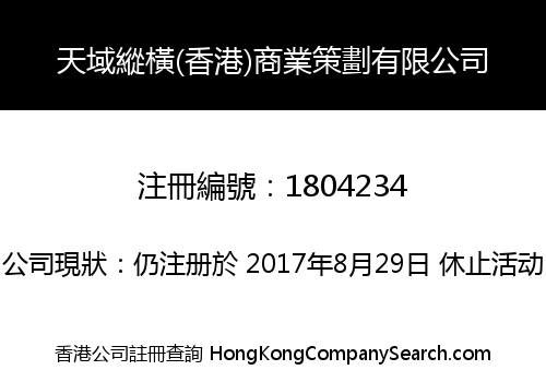 天域縱橫(香港)商業策劃有限公司