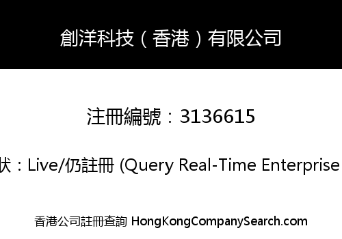 創洋科技（香港）有限公司