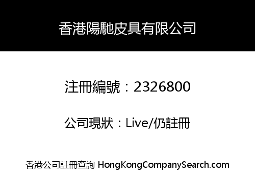 HONGKONG YANGCHI LEATHER LIMITED