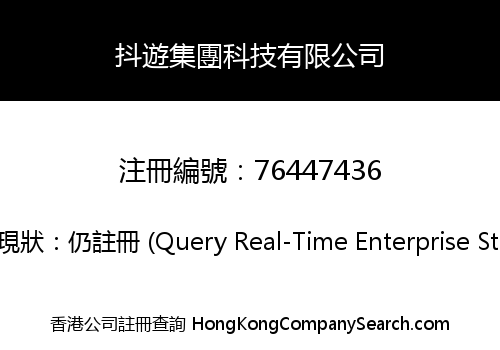 抖遊集團科技有限公司