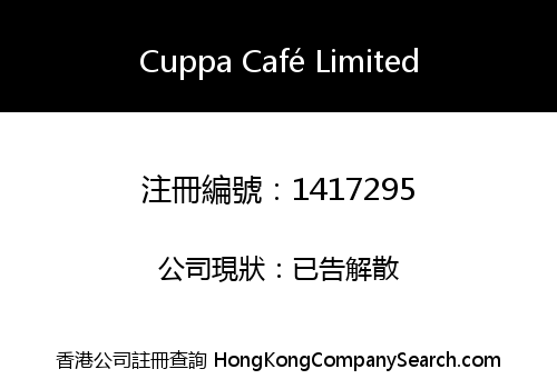 Cuppa Café Limited