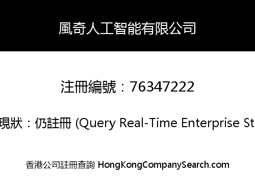 風奇人工智能有限公司