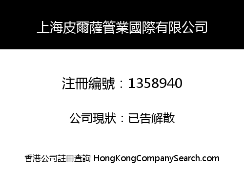 上海皮爾薩管業國際有限公司