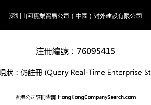 SHENZHEN SHANHE INDUSTRIAL (CHINA) CONSTRUCT LIMITED