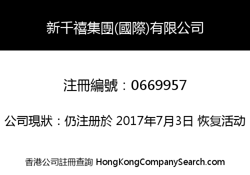新千禧集團(國際)有限公司