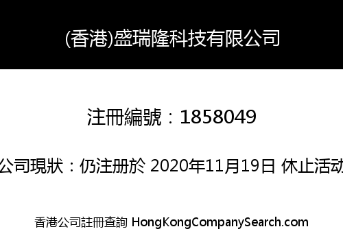 (HK)SHENGRUILONG TECHNOLOGY LIMITED