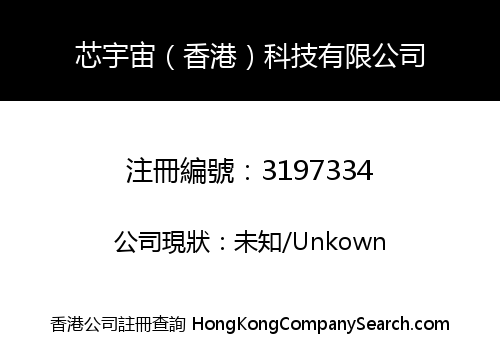 芯宇宙（香港）科技有限公司