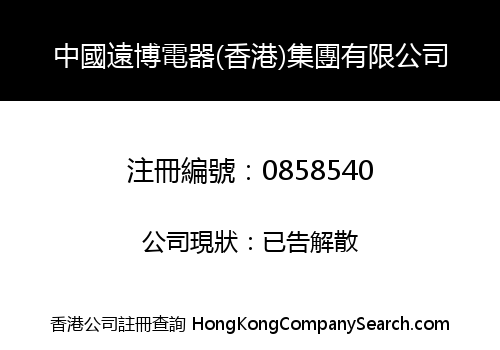 中國遠博電器(香港)集團有限公司