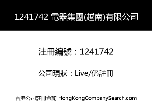 1241742 電器集團(越南)有限公司