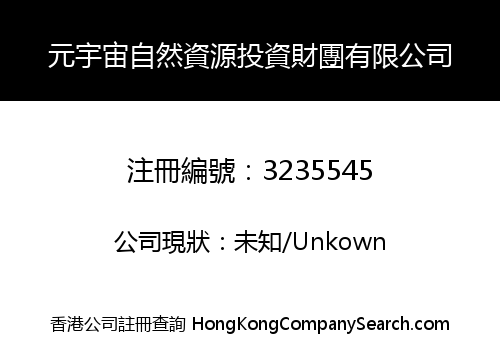 METAVERSE NATURAL RESOURCES INVESTMENT CONSORTIUM LIMITED
