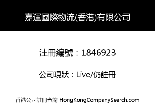 BESTWING INTERNATIONAL LOGISTICS (H.K.) LIMITED