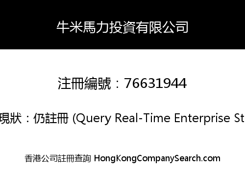 牛米馬力投資有限公司