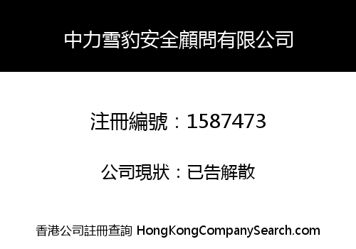 中力雪豹安全顧問有限公司