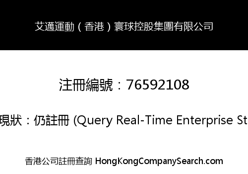 Amyup Sport (Hong Kong) Global Holddings Group Limited