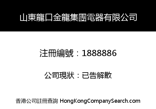 山東龍口金龍集團電器有限公司