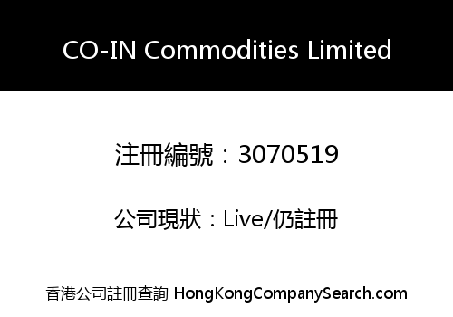 CO-IN Commodities Limited