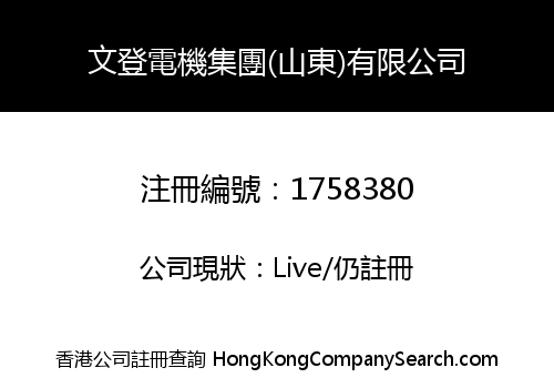 WENDENG ELECTRICAL MACHINE GROUP (SHANDONG) CO., LIMITED