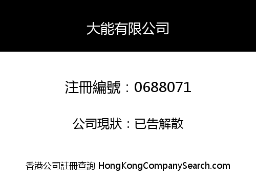 大能有限公司