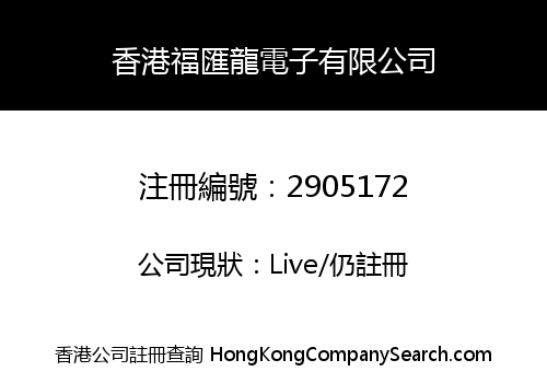 HK FU HUI LONG ELECTRONIC CO., LIMITED