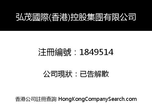 HONGMAO INTERNATIONAL HK HOLDING GROUP LIMITED