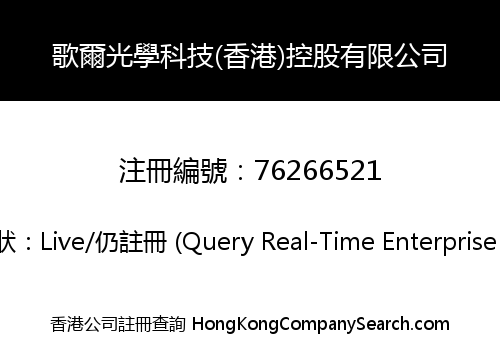 歌爾光學科技(香港)控股有限公司