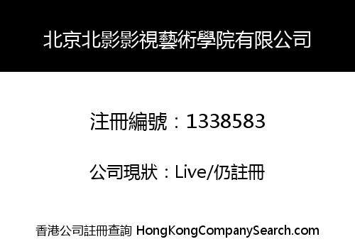 BEIJING BEIYING YINGSHI YISHU INSTITUTE LIMITED