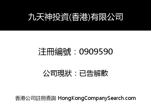 九天神投資(香港)有限公司