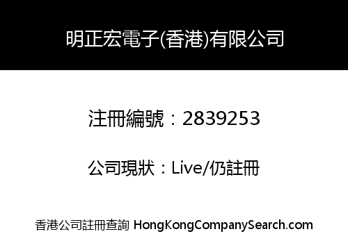 MZH Electronics (HONGKONG) Co., Limited