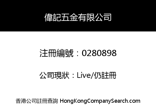 WAI KEE HARDWARE LIMITED