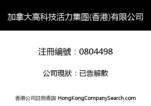 加拿大高科技活力集團(香港)有限公司