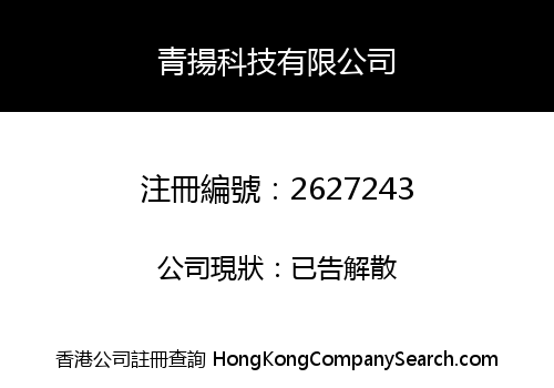 QING YONG TECHNOLOGY LIMITED