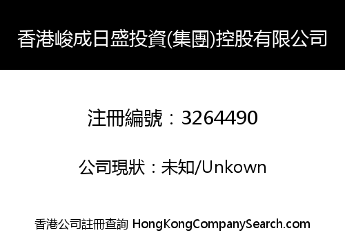 香港峻成日盛投資(集團)控股有限公司