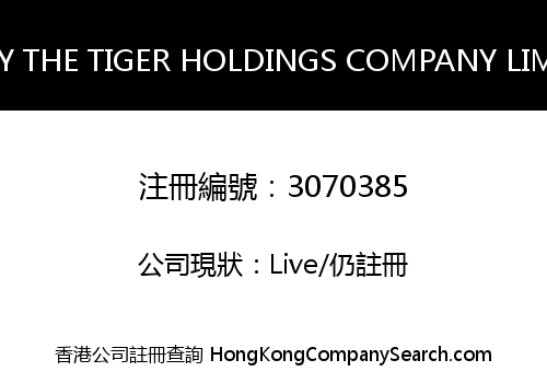 TABBY THE TIGER HOLDINGS COMPANY LIMITED