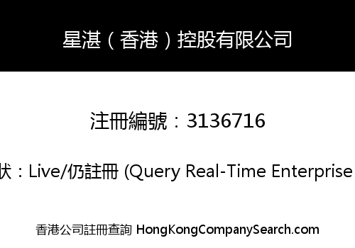 星湛（香港）控股有限公司