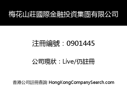 PLUM BLOSSOM MOUNTAIN VILLAGE INTERNATIONAL FINANCE INVESTMENT GROUP LIMITED