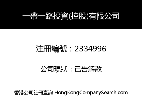 Belt & Road Investments (Holdings) Co. Limited
